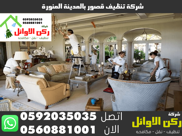 شركة تنظيف قصور بالمدينة المنورة