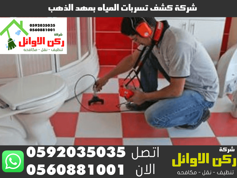 شركة كشف تسربات المياة بمهد الذهب