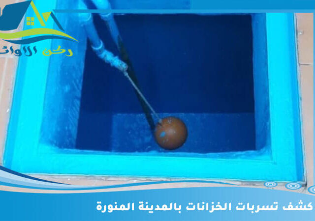 كشف تسربات الخزانات بالمدينة المنورة